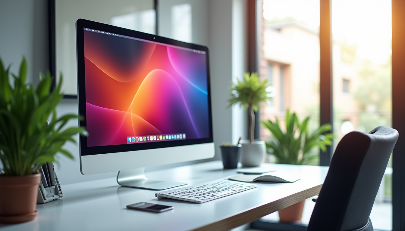 Modern web development workspace